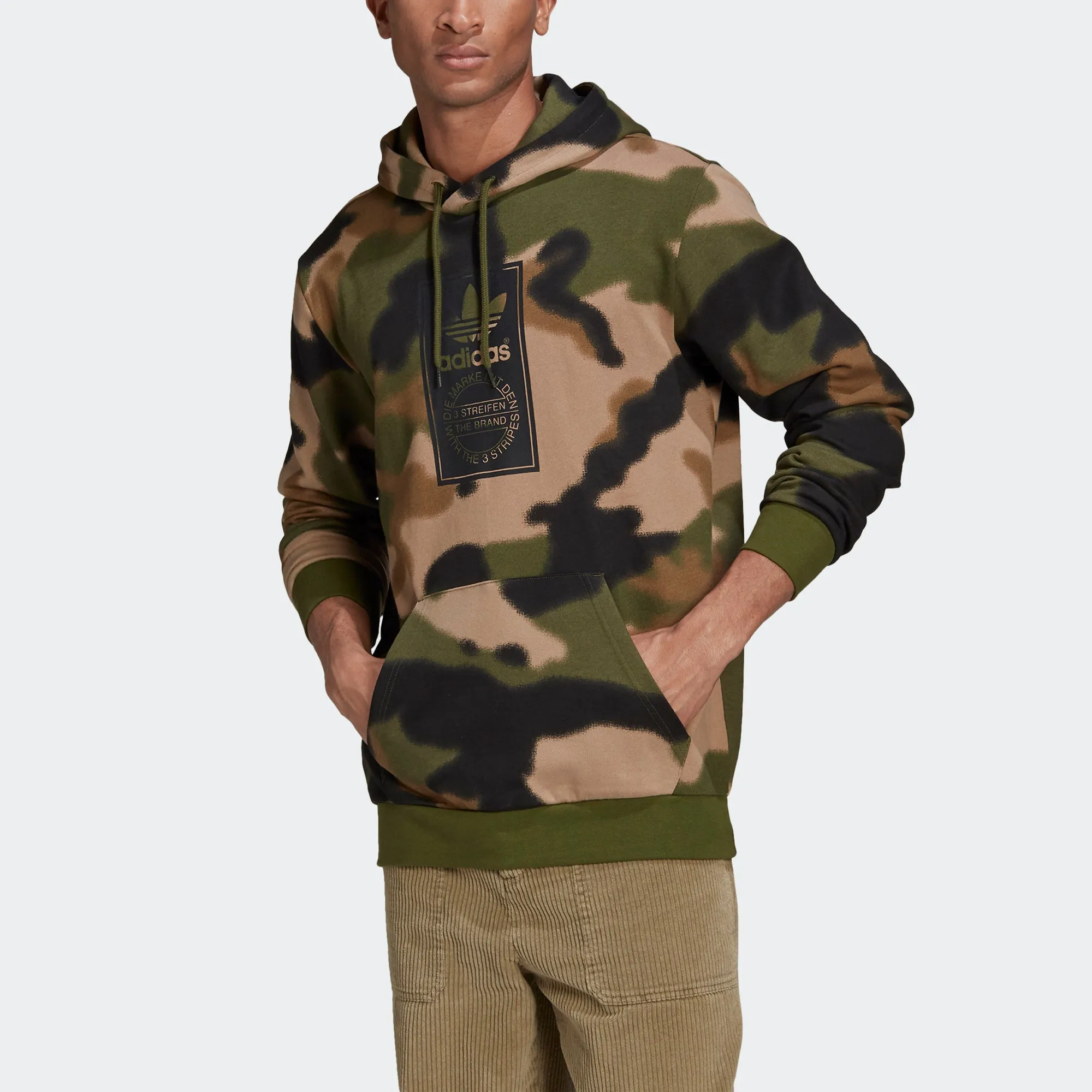 Men's adidas Originals Camo Allover Print Hoodie