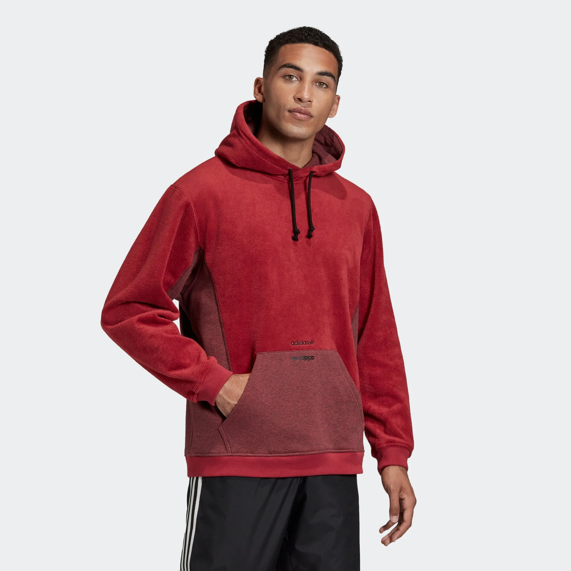 Men's adidas Originals R.Y.V. Hoodie Legacy Red