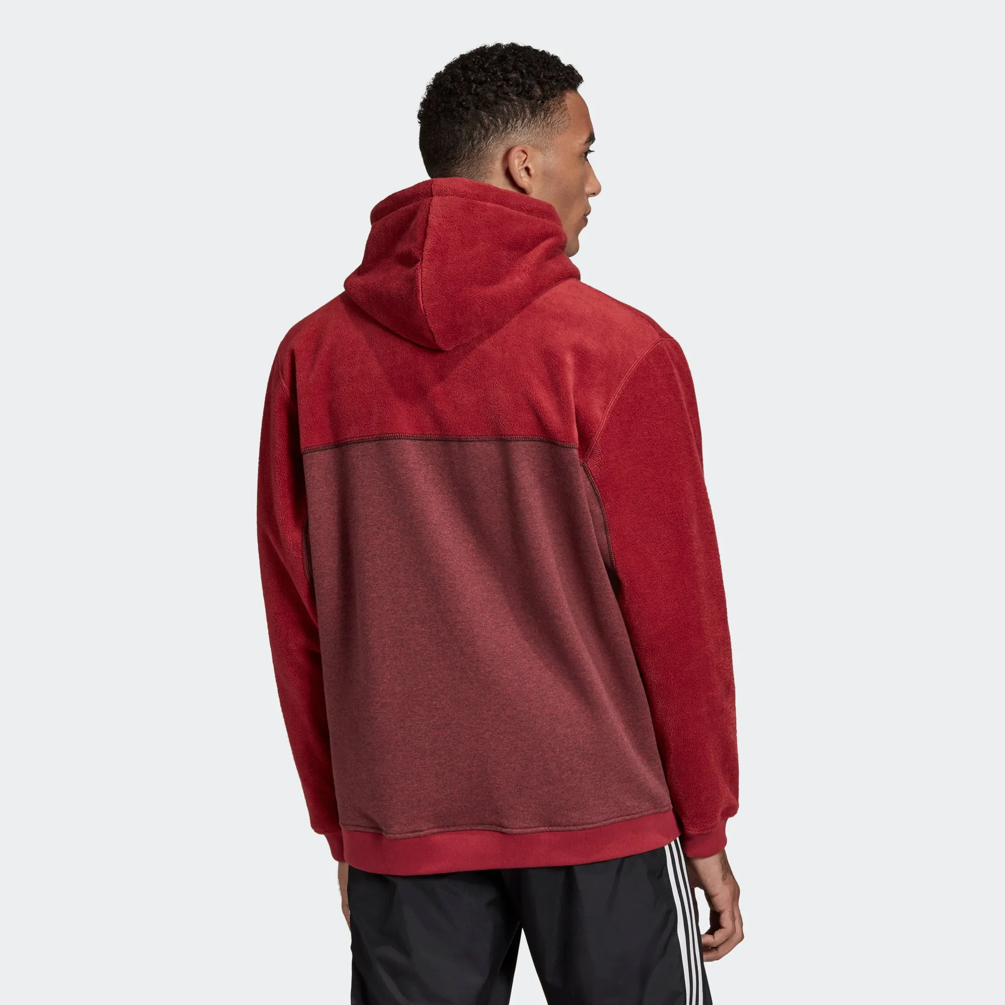 Men's adidas Originals R.Y.V. Hoodie Legacy Red