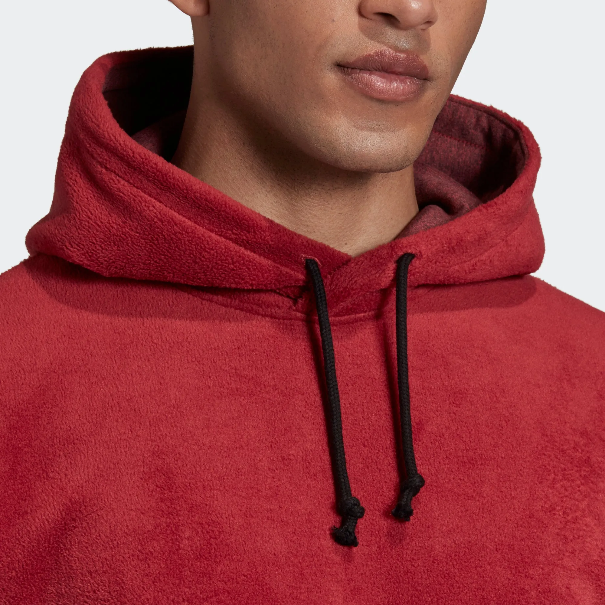 Men's adidas Originals R.Y.V. Hoodie Legacy Red