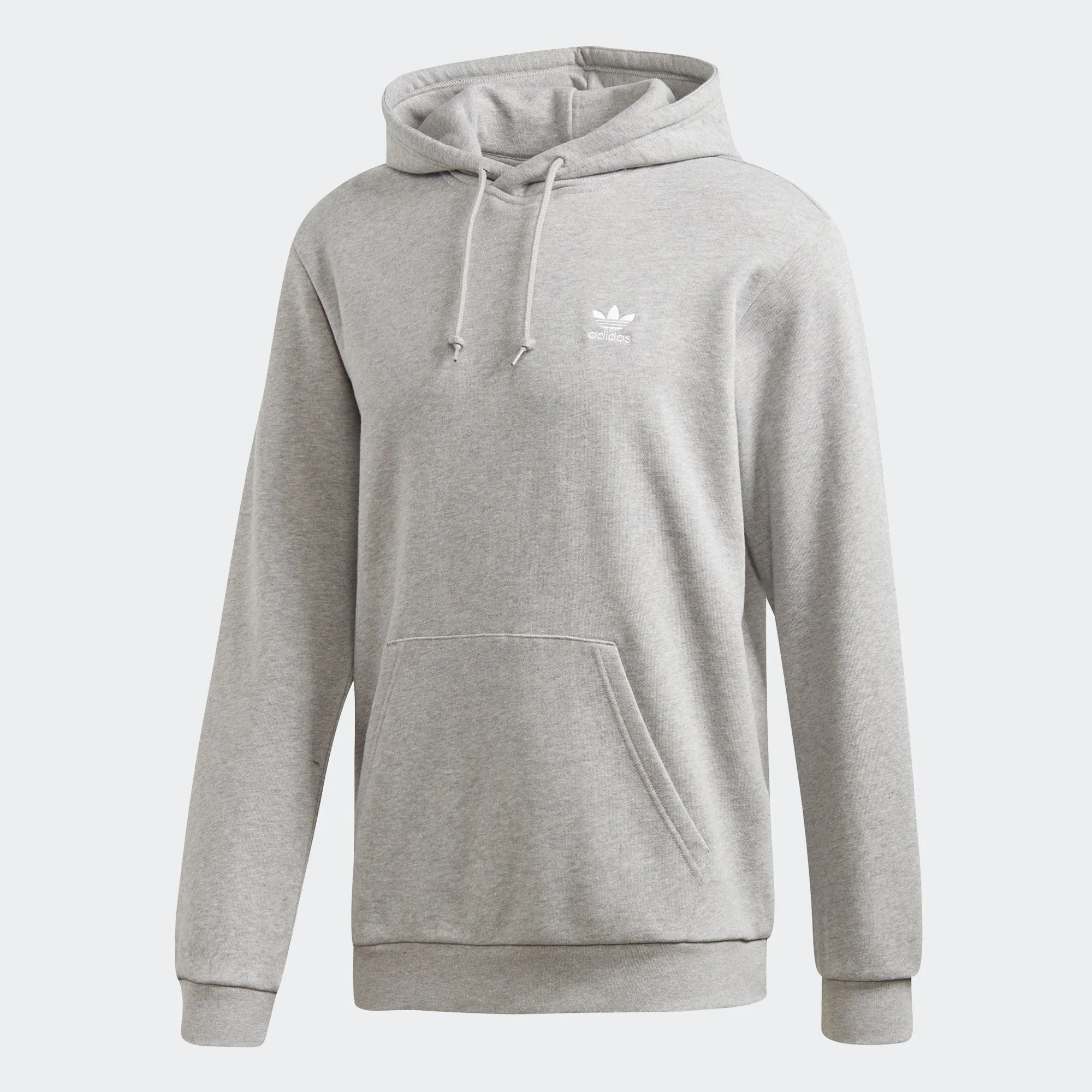 Men's adidas Originals Trefoil Essentials Hoodie Grey