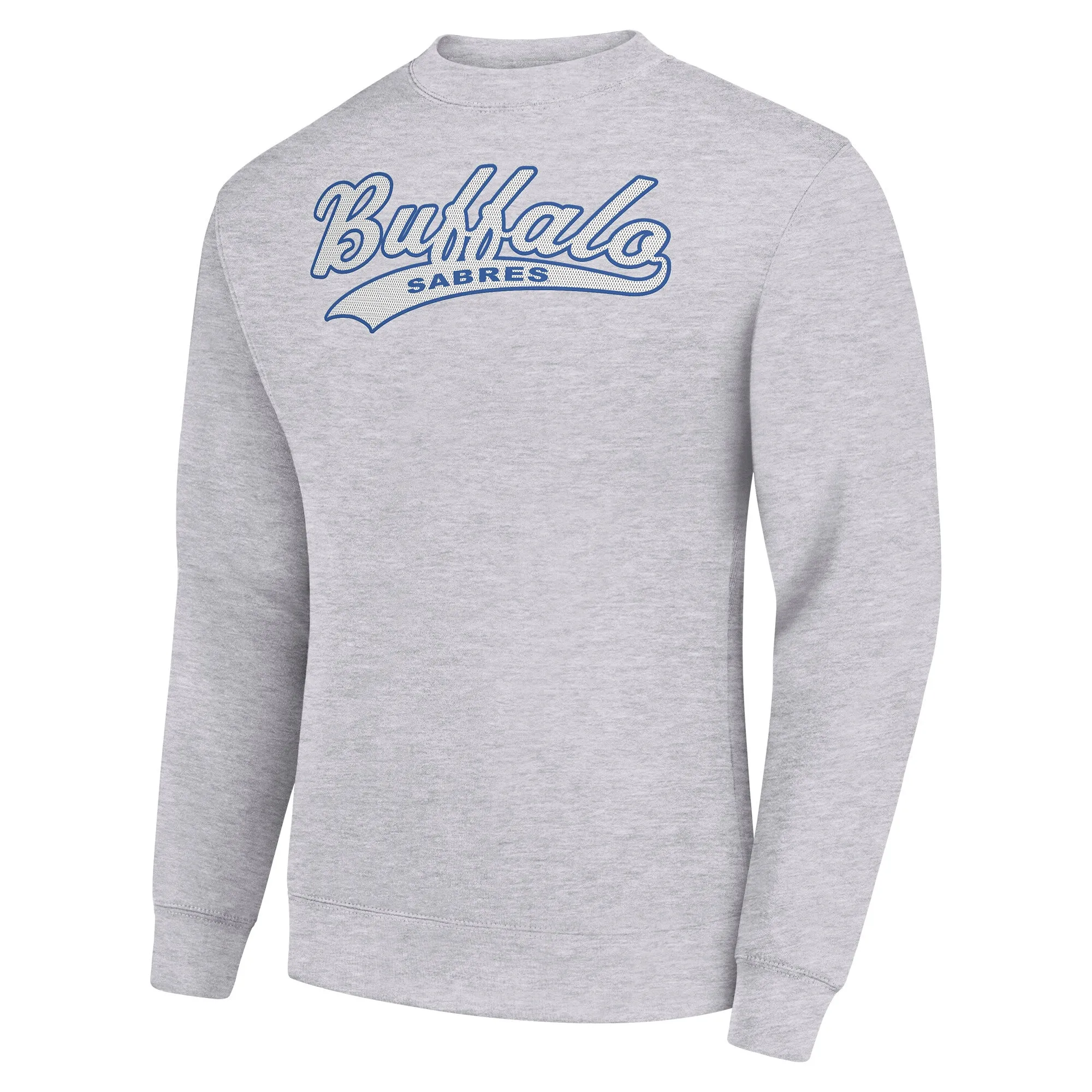 Men's Buffalo Sabres  Starter Heather Gray Tailsweep City Pullover Sweatshirt