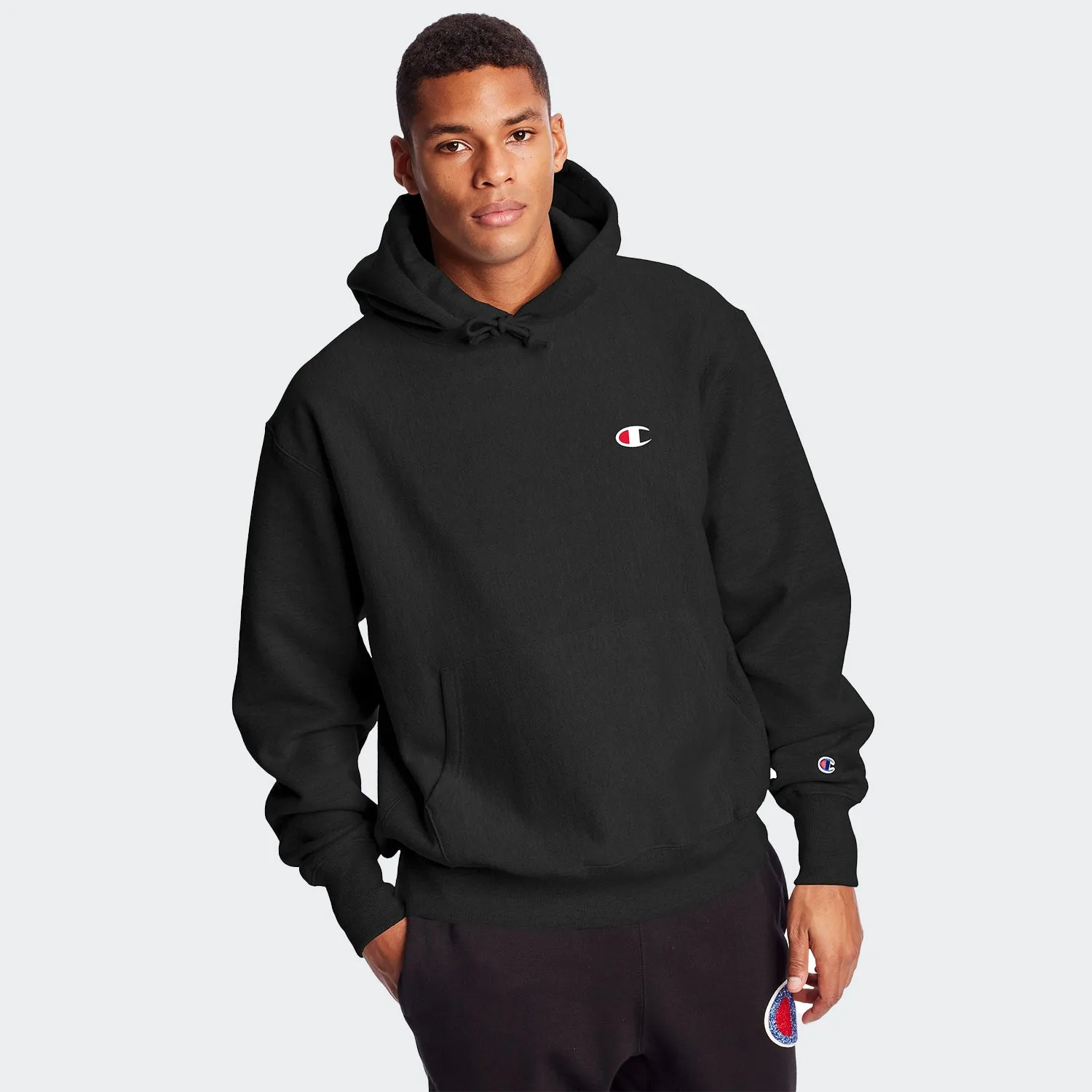 Men's Champion Life Reverse Weave Hoodie Black