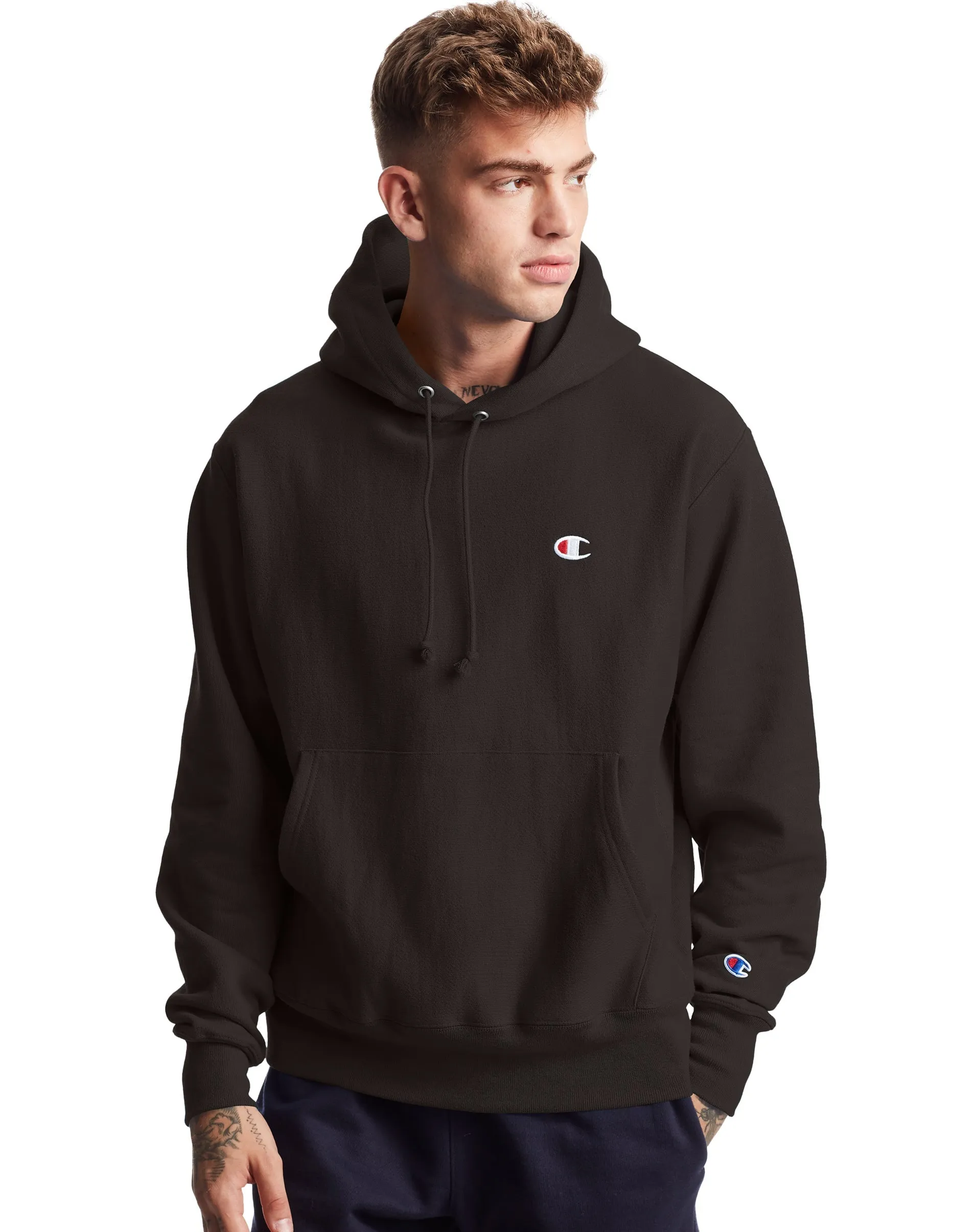 Men's Champion Life Reverse Weave Hoodie Black