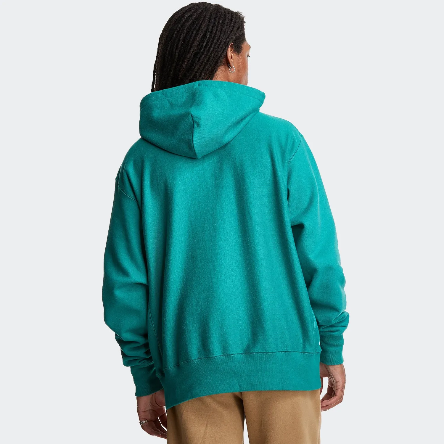 Men's Champion Life Reverse Weave Hoodie Chlorophyll Green