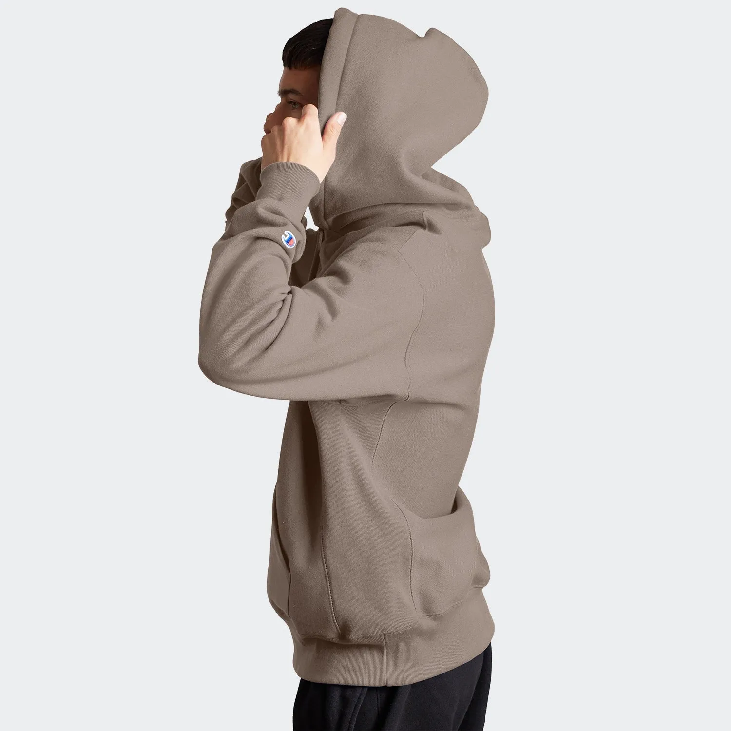 Men's Champion Life Reverse Weave Hoodie Dark Khaki