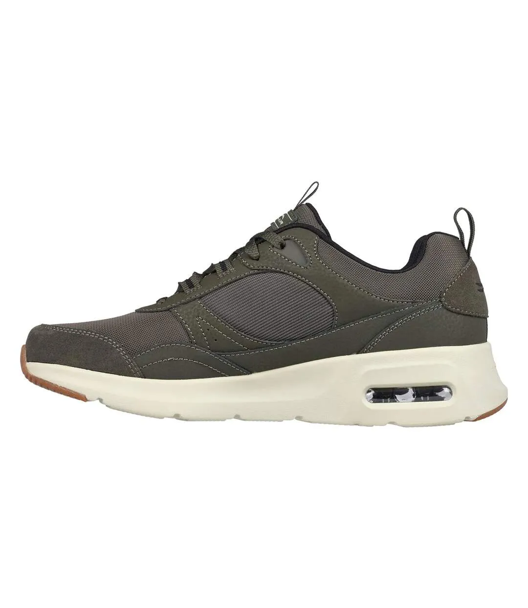 Mens court homegrown suede skech-air trainers olive Skechers