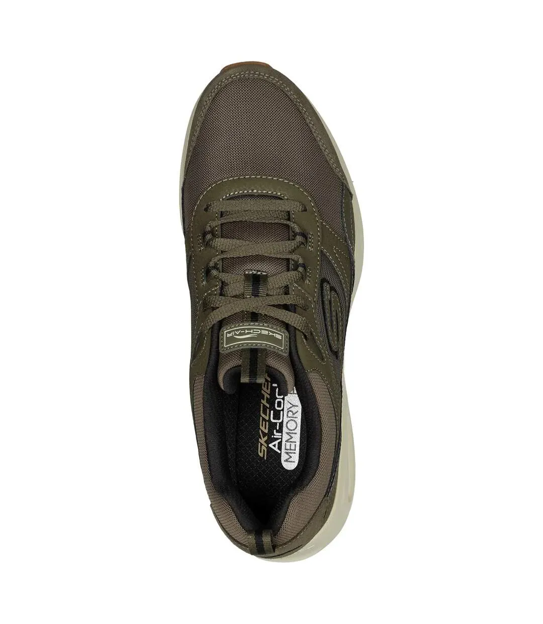 Mens court homegrown suede skech-air trainers olive Skechers