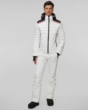 Mens' white ski jacket Toni Sailer Lorenz 341127-201