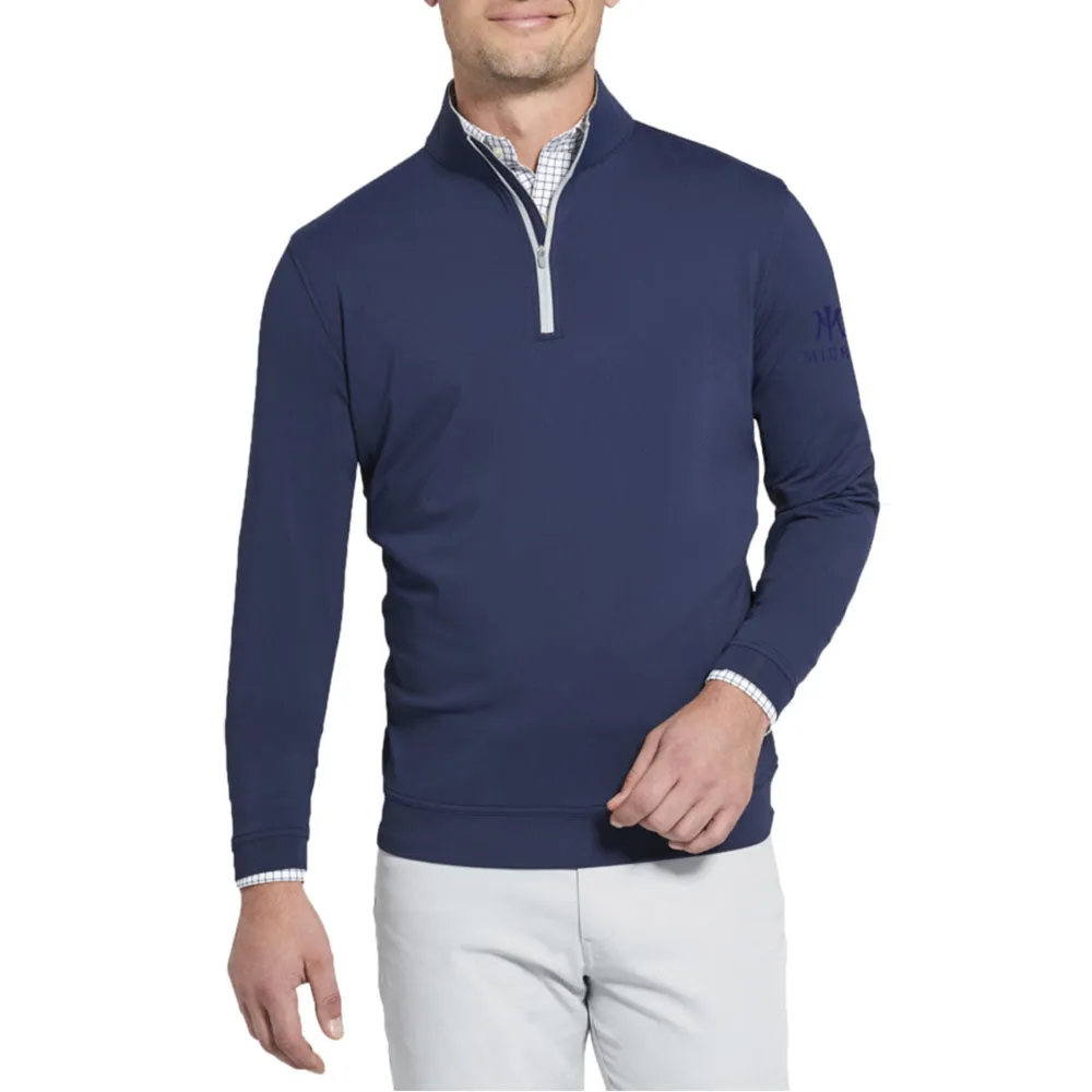 Miura Peter Millar Perth Stretch Loop Terry Quarter Zip Golf Pullover 2019