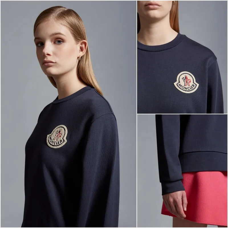 MONCLER  |Logo Patch Sweatshirt