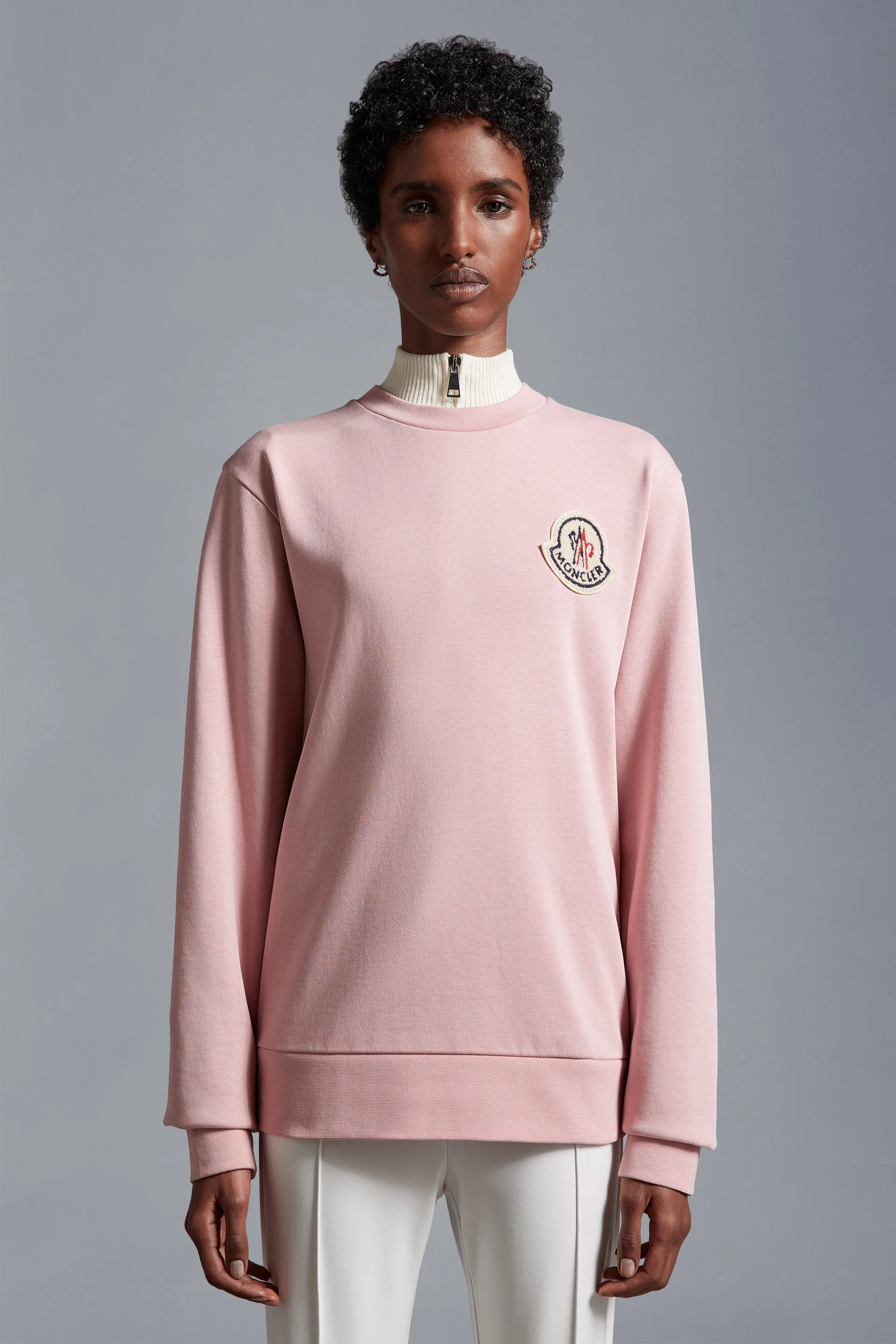 MONCLER  |Logo Patch Sweatshirt