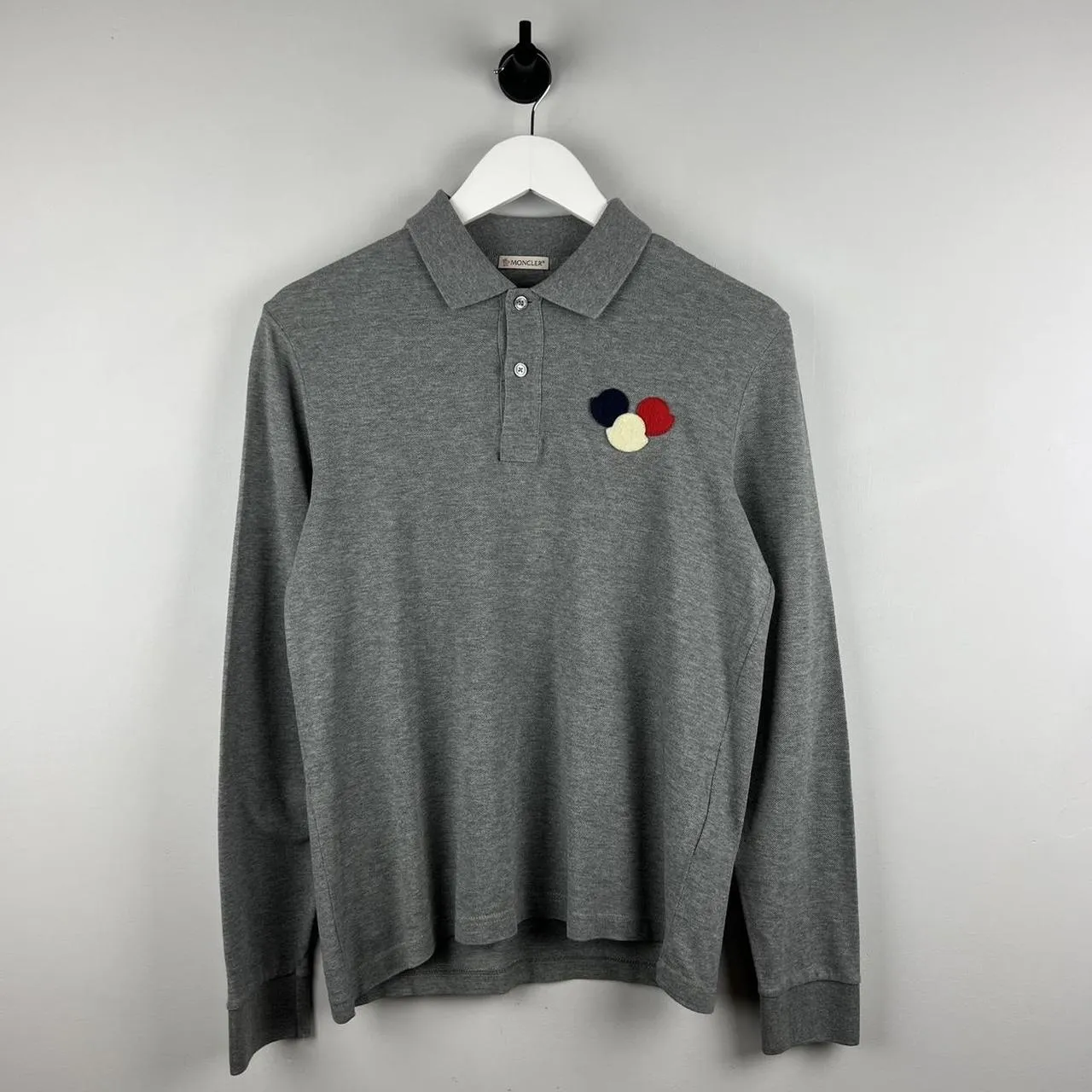 Moncler Logo Polo Shirt LS (S)