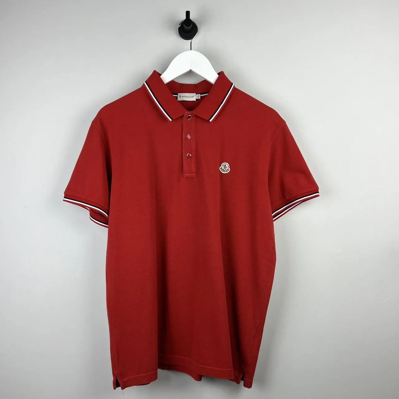 Moncler Maglia Logo Polo Shirt (L)