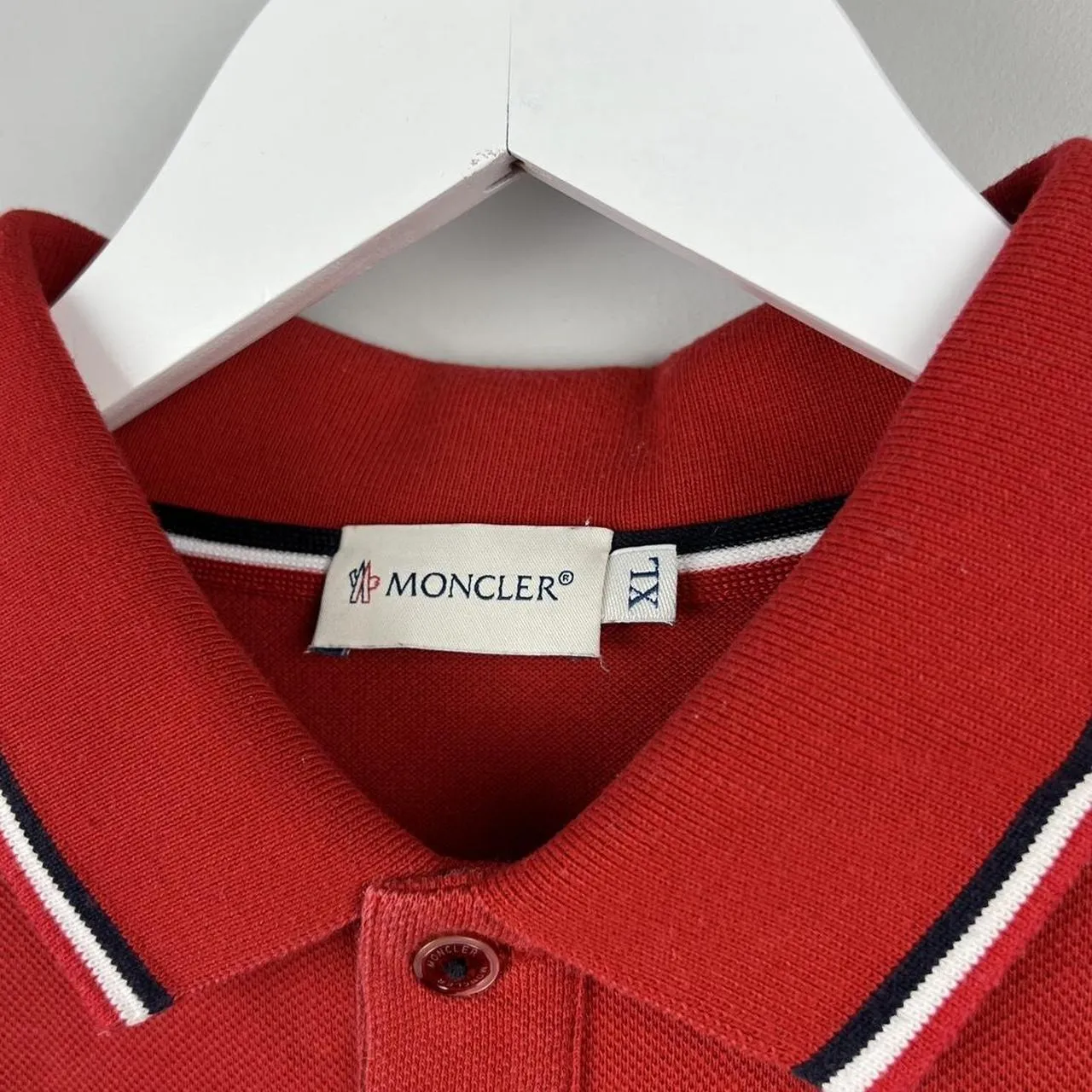 Moncler Maglia Logo Polo Shirt (L)