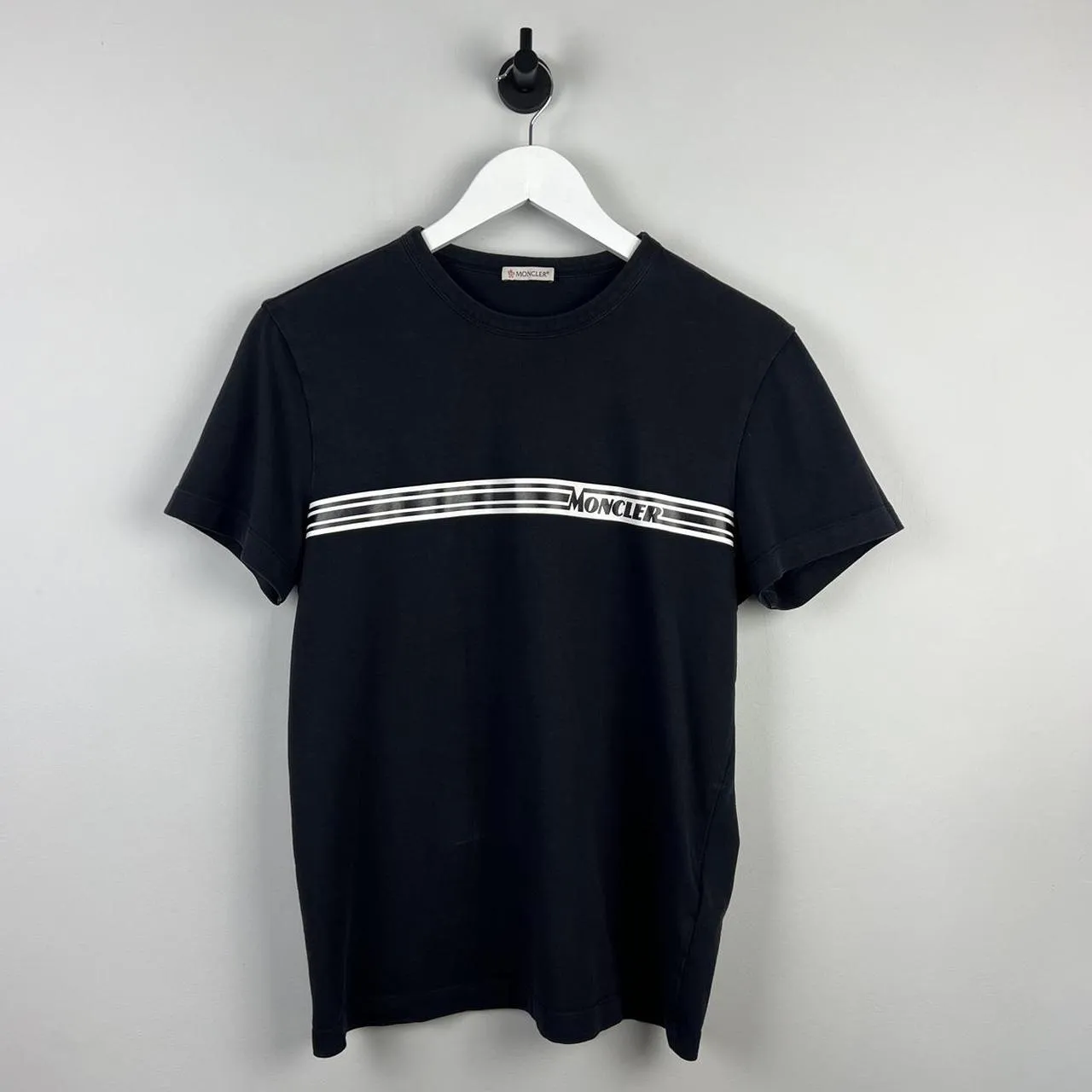 Moncler Maglia Stripe Logo T-shirt (M)