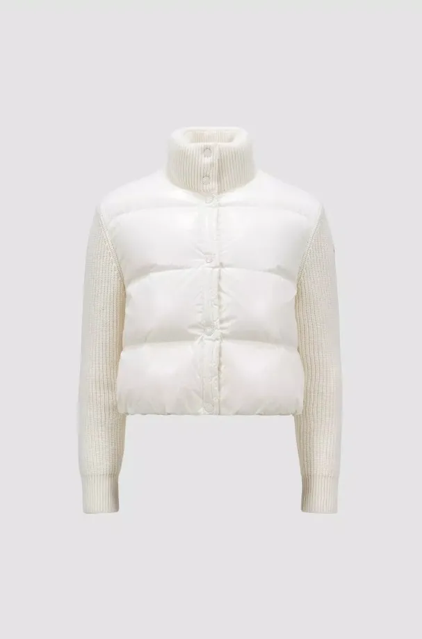 MONCLER  |Padded Wool Cardigan