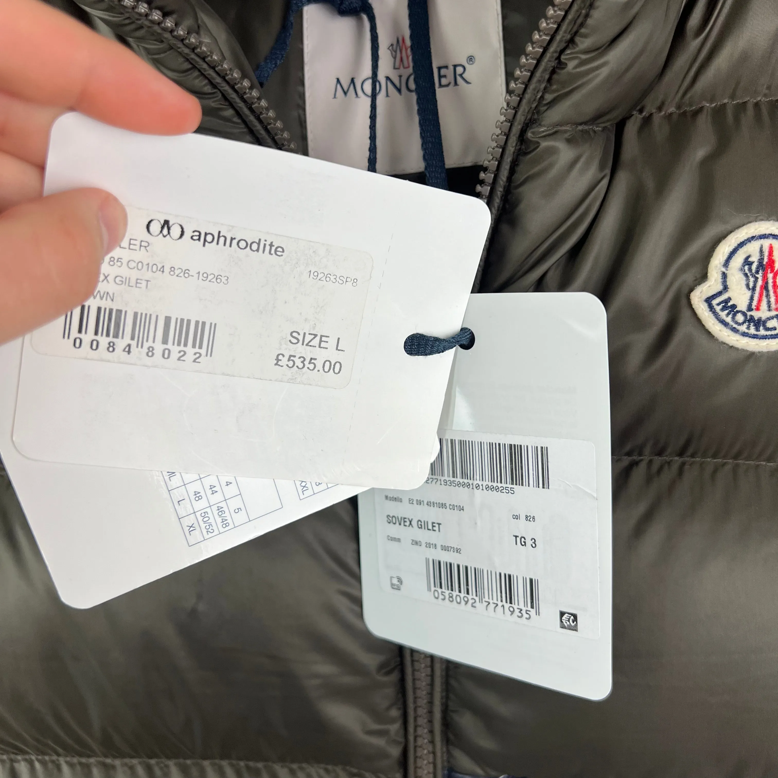 Moncler Sovex Padded Gilet