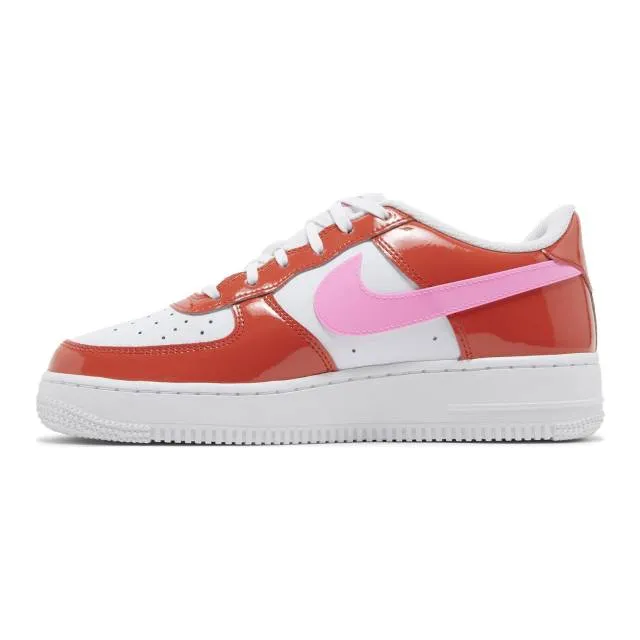 Nike air force 1 low gs (valentine's day 2023/ picante red/ pink spell/ white) big kids 3.5y-7y fd10