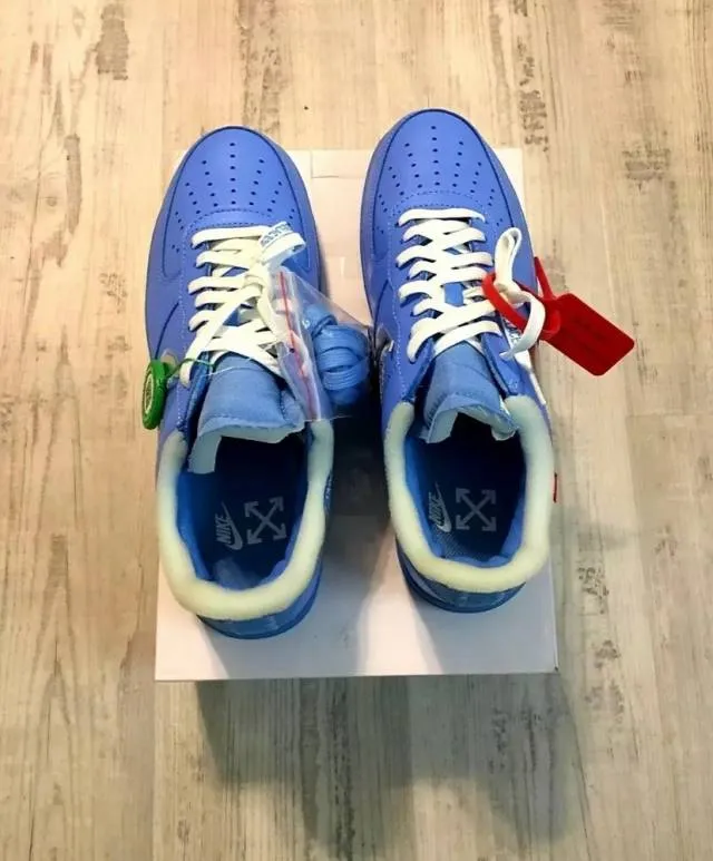 Nike air force 1 low off-white mca university blue