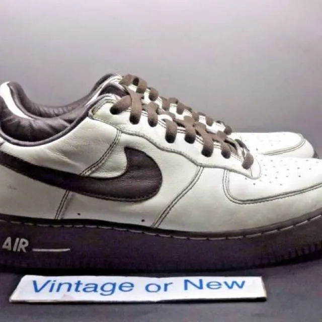 Nike air force 1 low premium sail cream white baroque brown 2004 sz 13