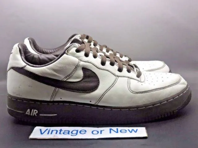 Nike air force 1 low premium sail cream white baroque brown 2004 sz 13