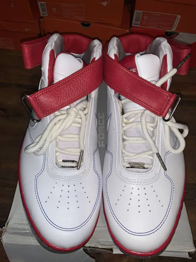 Nike air force 25 white red size 11.5