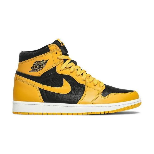 Nike air jordan 1 high retro og (pollen/ yellow/ black/ white) men us 8-13 555088-701