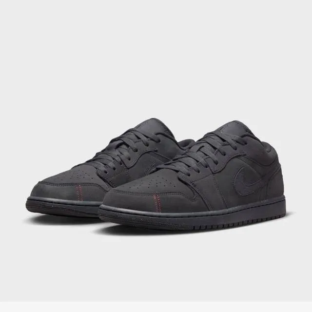 Nike air jordan 1 low se craft (dark smoke red/ dark smoke grey/ varsity red/ black) men us 8-13 fd8635-001