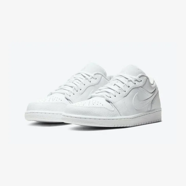 Nike air jordan 1 low (triple white/ white/ white/ white) me