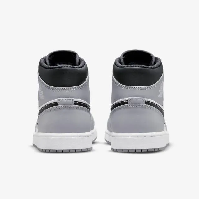 Nike air jordan 1 mid (light smoke grey/ white/ anthracite/