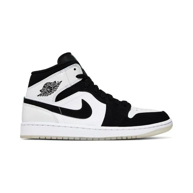 Nike air jordan 1 mid se (diamond/ white/ black/ multi-color