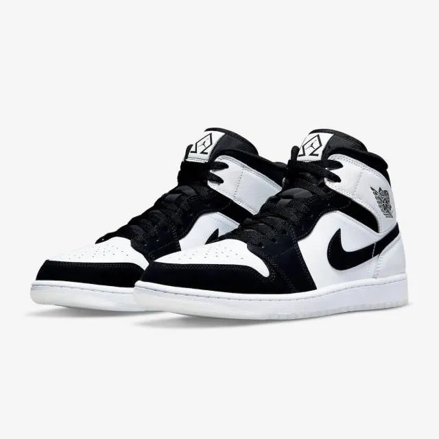 Nike air jordan 1 mid se (diamond/ white/ black/ multi-color