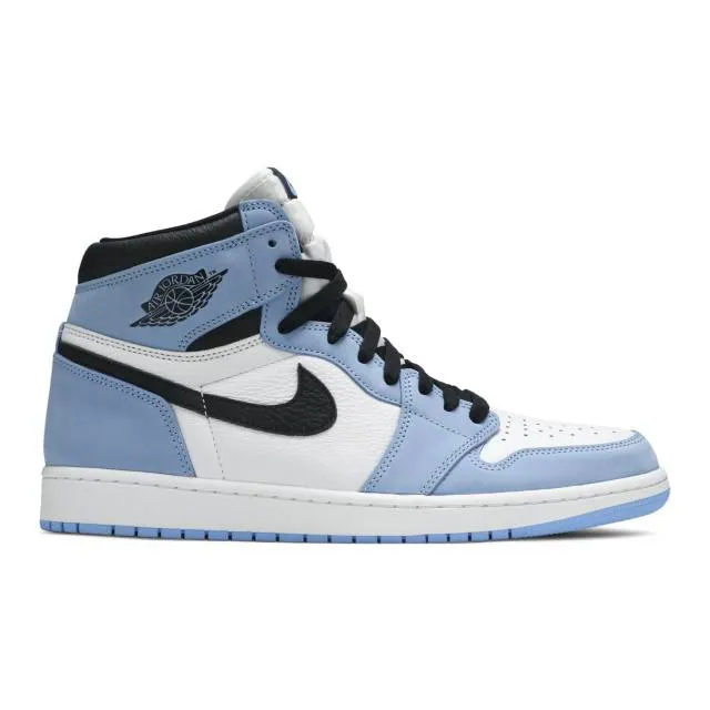 Nike air jordan 1 retro high og (university blue/ white/ university blue/ black) men us 8-13 555088-