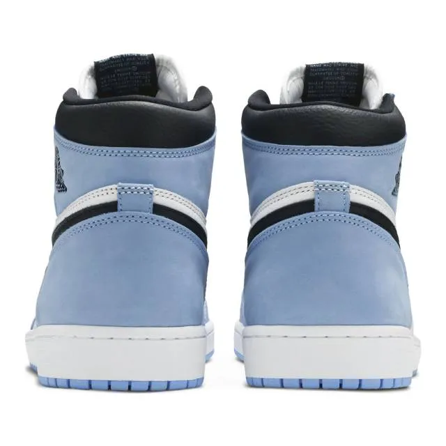 Nike air jordan 1 retro high og (university blue/ white/ university blue/ black) men us 8-13 555088-