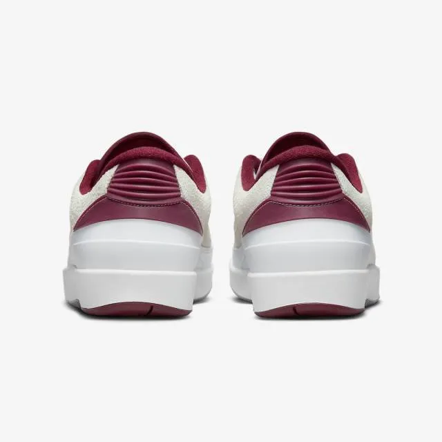 Nike air jordan 2 retro low (cherrywood/ white/ cherrywood red/ light steel grey) men us 8-13 dv9956