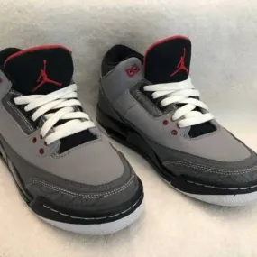 Nike air jordan 3 retro gs stealth sz 5.5y