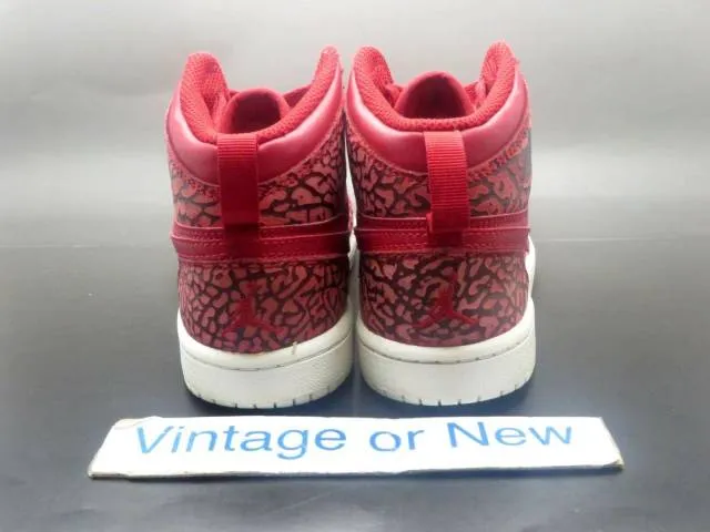 Nike air jordan i 1 high retro red elepant print bp 2016 sz 2y