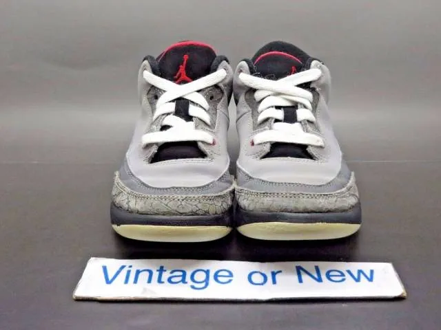 Nike air jordan iii 3 stealth retro ps 2011 sz 12c