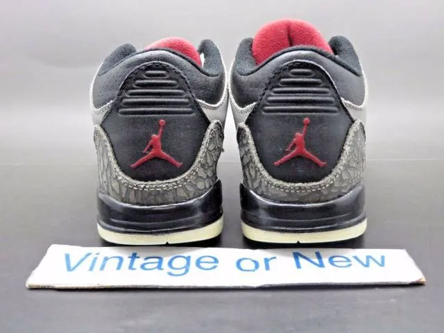 Nike air jordan iii 3 stealth retro ps 2011 sz 12c