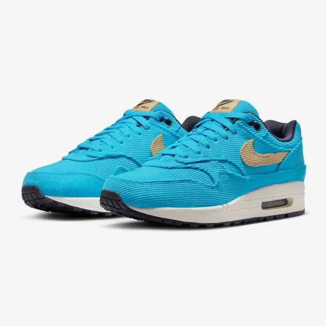 Nike Air Max 1 Premium (Corduroy Baltic Blue/ Sesame/ Gr...