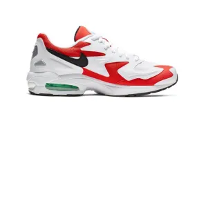 Nike Air Max 2 Light White Black Habanero Red