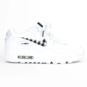 Nike Air Max 90 Custom 'Black n White Plaid' Edition