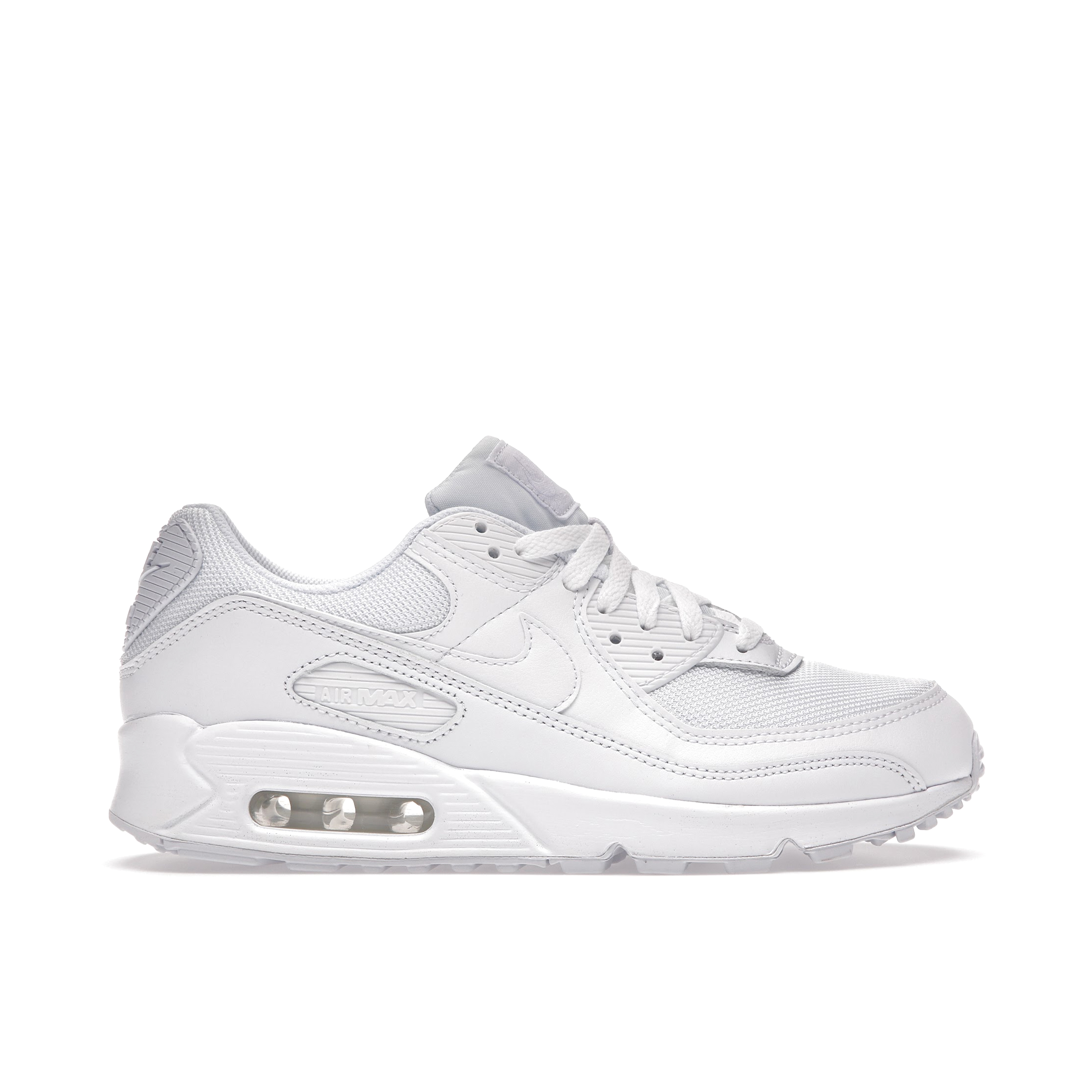 Nike Air Max 90 Triple White Womens | CQ2560-100 | Laced