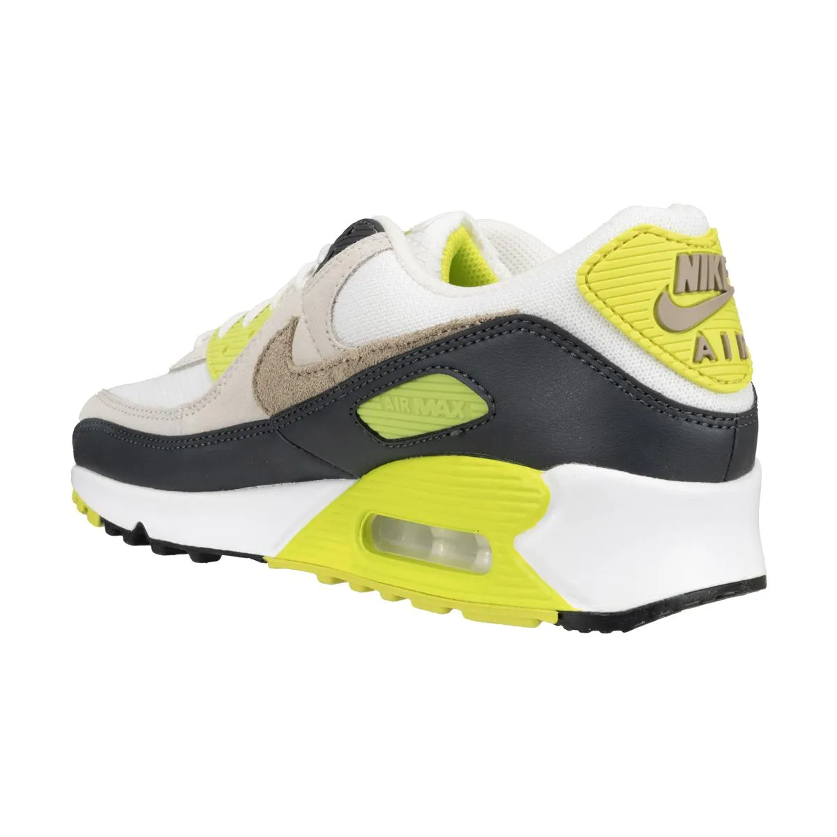 Nike Air Max 90 White/Cyber/Dark Smoke Grey/Khaki DM0029-107