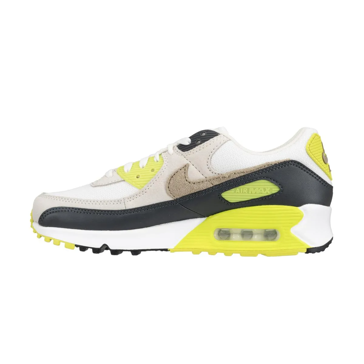 Nike Air Max 90 White/Cyber/Dark Smoke Grey/Khaki DM0029-107