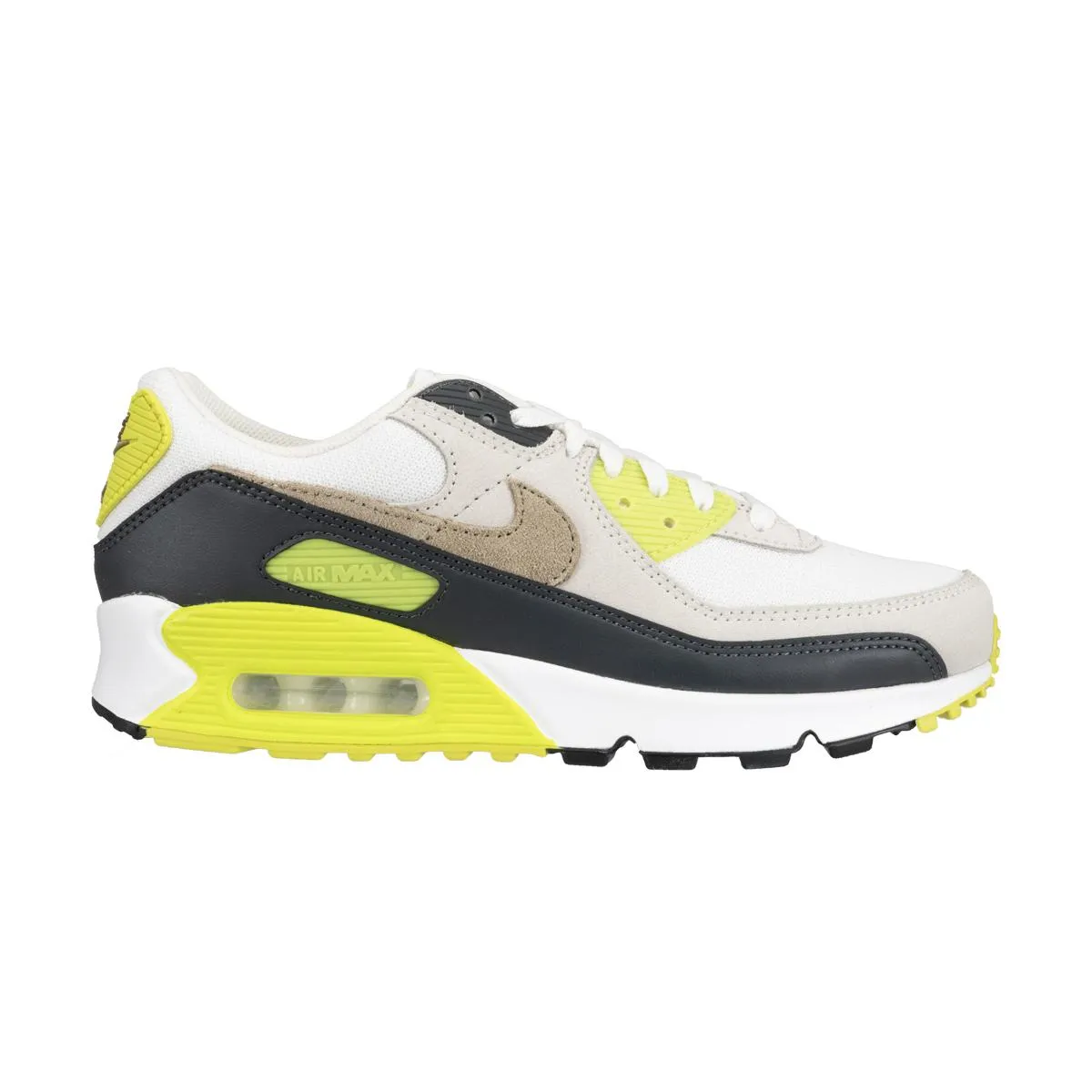 Nike Air Max 90 White/Cyber/Dark Smoke Grey/Khaki DM0029-107