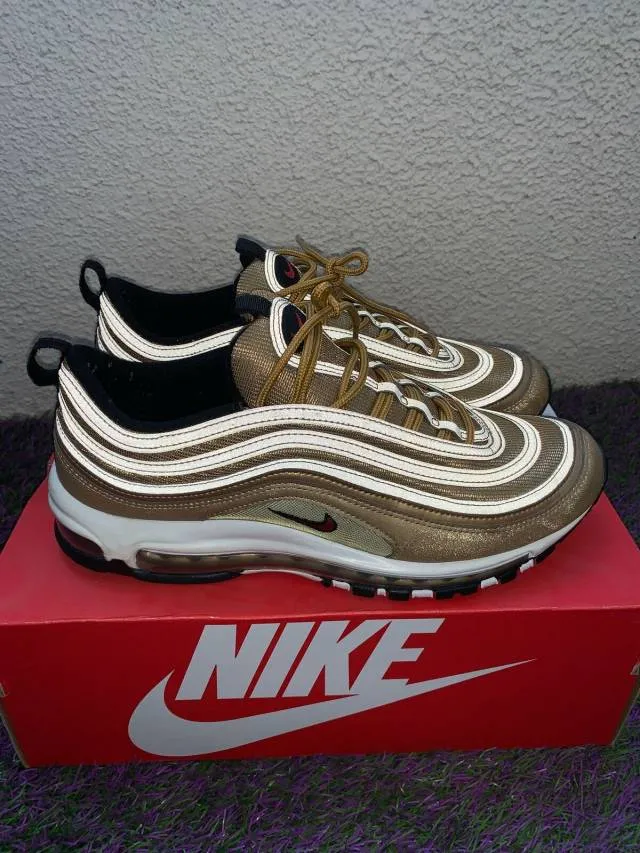 Nike Air Max 97 OG QS "Gold 3M" *preowned* size 11.5