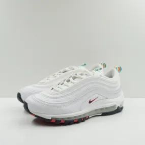 Nike Air Max 97 White Multi Color Pull Tabs (W)