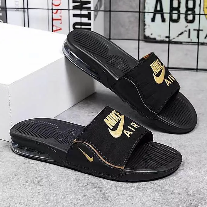 Nike Air Max Camden Slides (Black-Golden)